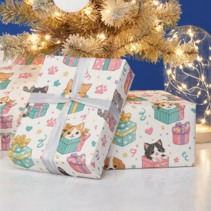 Cadeaupapier met huisdierenmotief Hond & Kat Pat