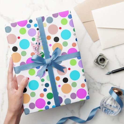 Cadeaupapier met rond patroon (Geschenken)