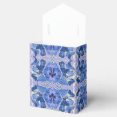 Cadeaupapier met viooltjes bedankdoosjes (Geopend)