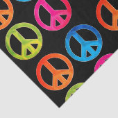 Cadeaupapier met vredesborden tissuepapier (Detail)