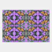 Cadeaupapier Monarch op Asters (Voorkant)