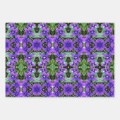 Cadeaupapier Paarse bosviooltjes (Voorkant)