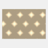 Cadeaupapier Set - Kerststerren (Voorkant 2)