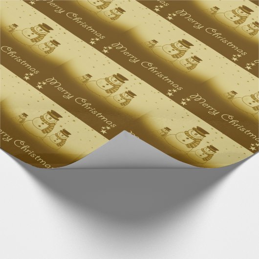 Cadeaupapier/Sneeuwman Cadeaupapier (Hoek)