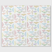 Cadeaupapier van 8 december (Vlak)