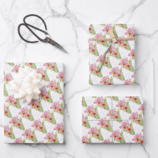 Cadeaupapier Vellen - Roze Orchidee