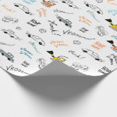 cadeaupapier voor auto's en jongens (Hoek)