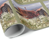 Cadeaupapier voor Boerderij (Rol Hoek)