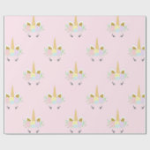 cadeaupapier voor eenhoorn (Vlak)