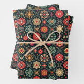 cadeaupapier voor kerstcadeautjes (In situ)