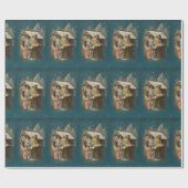 cadeaupapier voor kleurrijke  nativiteitsscènes (Vlak)