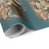 cadeaupapier voor kleurrijke  nativiteitsscènes (Rol Hoek)