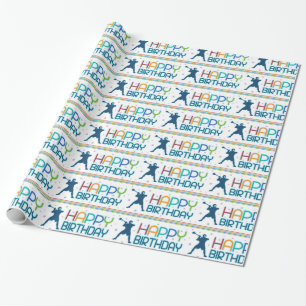 cadeaupapier voor Lacrosse Birthday
