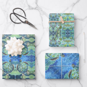 Cadeaupapier Zee Turtle #2