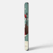 Cadeauruil van Santa en Rudolph Case-Mate iPhone Case (Achterkant / Links)