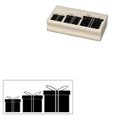 cadeaus art stamp 	rubberstempel (Gestempeld)