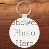 Metalen Cirkel sleutelhangers, 5,1 cm (Voorkant)