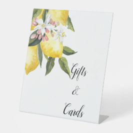 CADEAUS EN KAARTEN VRIJGEZELLENFEEST TEKEN RECLAMEBORD MET VOETSTUK