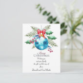 Cadeaus en zegeningen Flat Christmas Kaart (Staand voorkant)