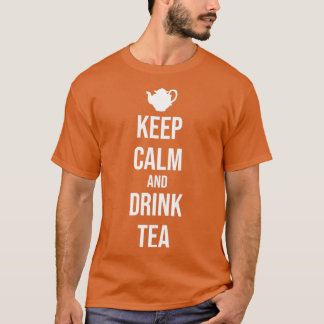 Cadeaus Houd kalm en Drink Tea T-shirt