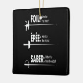 Cadeaus | Ik win altijd alle overeenkomst Keramisch Ornament (Links)