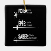 Cadeaus | Ik win altijd alle overeenkomst Keramisch Ornament (Voorkant)