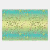 Cadeaus, kerstpapier, verpakking, kerstdecor inpakpapier vel (Voorkant 2)