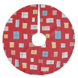 Cadeaus met kerstcadeautjes met een korte omloop R Kerstboom Rok