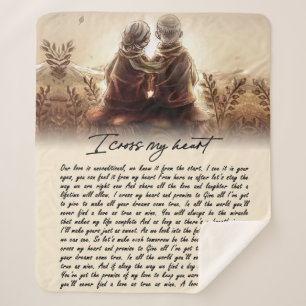 Cadeaus met paar   Voor mijn zielgenoot kruis ik m Sherpa Deken