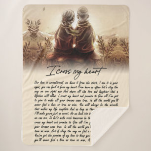 Cadeaus met paar   Voor mijn zielgenoot kruis ik m Sherpa Deken