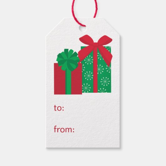 Cadeaus naar van cadeaulabel (Voorkant)