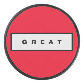 Cadeaus onder 100$ Accessoires Authority® GROOT Hockey Puck (Voorkant)