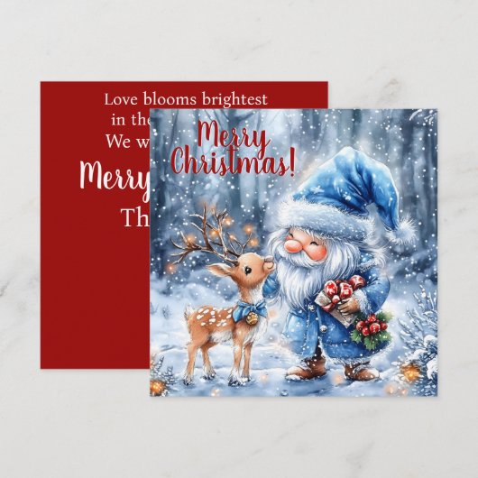 Cadeaus onder de stille dennen (Voorkant / Achterkant)