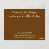 Cadeaus oude Wereldkaart Designer Briefkaart (Achterkant)