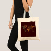 Cadeaus oude Wereldkaart Designer Tote Bag (Voorkant (product))