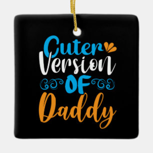 Cadeaus Vader Cuter Versie Van Papa Keramisch Ornament