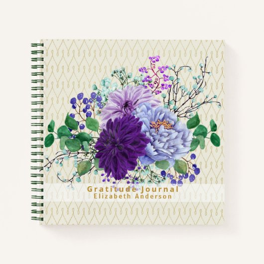 Cadeaus van Bedankt Aangepaste GRATITUDE Journal-B Notitieboek (Voorkant)