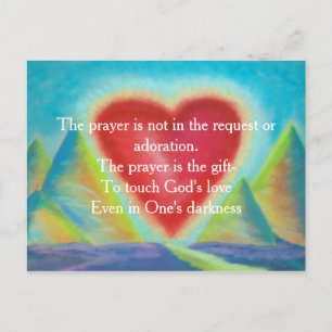 Cadeaus van gebed briefkaart