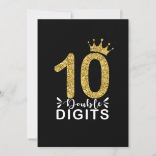 Cadeaus voor 10 jarigen kroon voor meisjes kaart