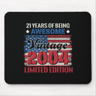 Cadeaus voor 21 jaar oud 21e verjaardag Amerikaans Muismat
