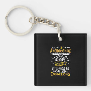 Cadeaus voor architecten sleutelhanger