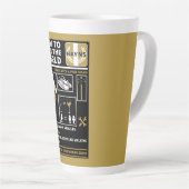 Cadeaus voor atheïsten latte mok (Rechterhoek)