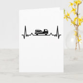 Cadeaus Voor Bestuurder Bergingswagen Hartslag Kaart (Gele Bloem)