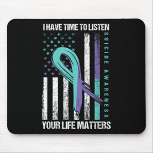 Cadeaus voor bewustzijn van geestelijke gezondheid muismat