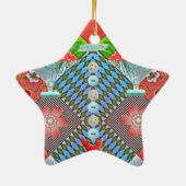 Cadeaus voor Buttonnen voor plakpapier in scrapboo Keramisch Ornament (Achterkant)