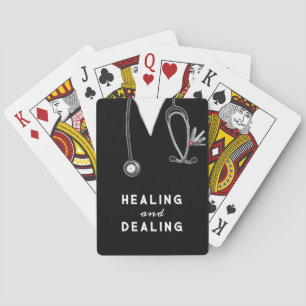 Cadeau's voor dokters pokerkaarten