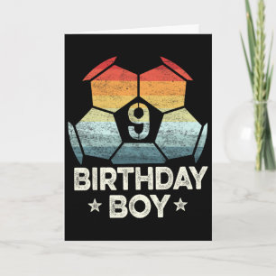Cadeaus voor een 9-jarige voetballer Geschenken vo Kaart