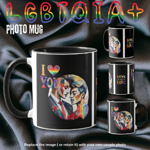 Cadeaus voor homotransgender LGBTQIA-koppels geper Mok