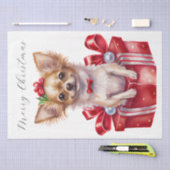 Cadeaus voor kerstpuppy Dog Tissuepapier (Craft)