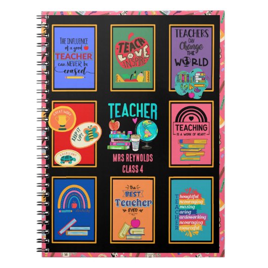 Cadeaus voor leraren Quotes Grappige Waardering Pe Notitieboek (Voorkant)